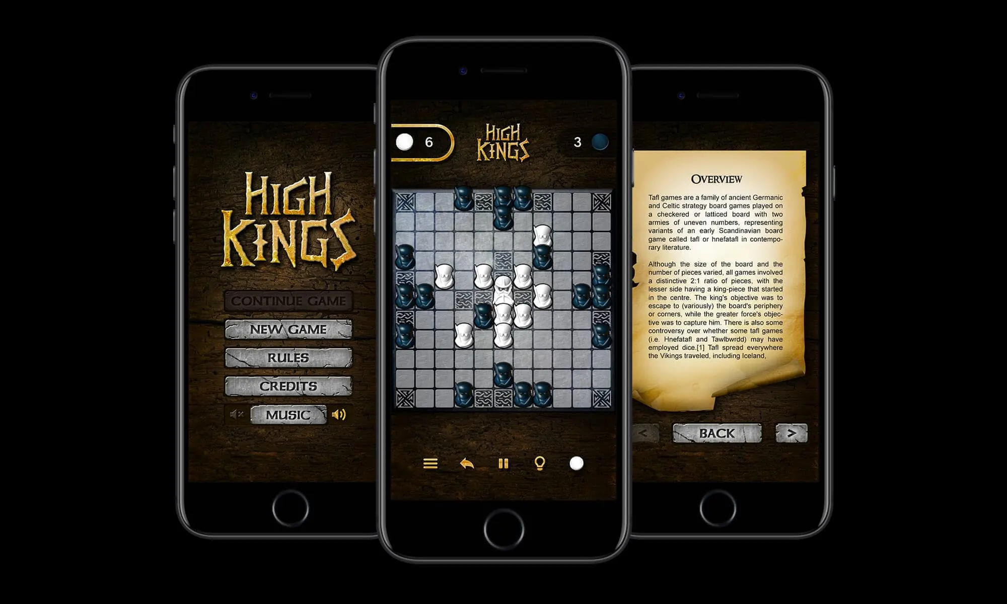The original High Kings iOS app