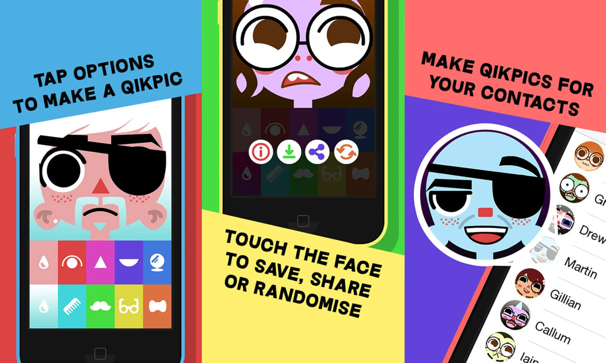QikPic app interface