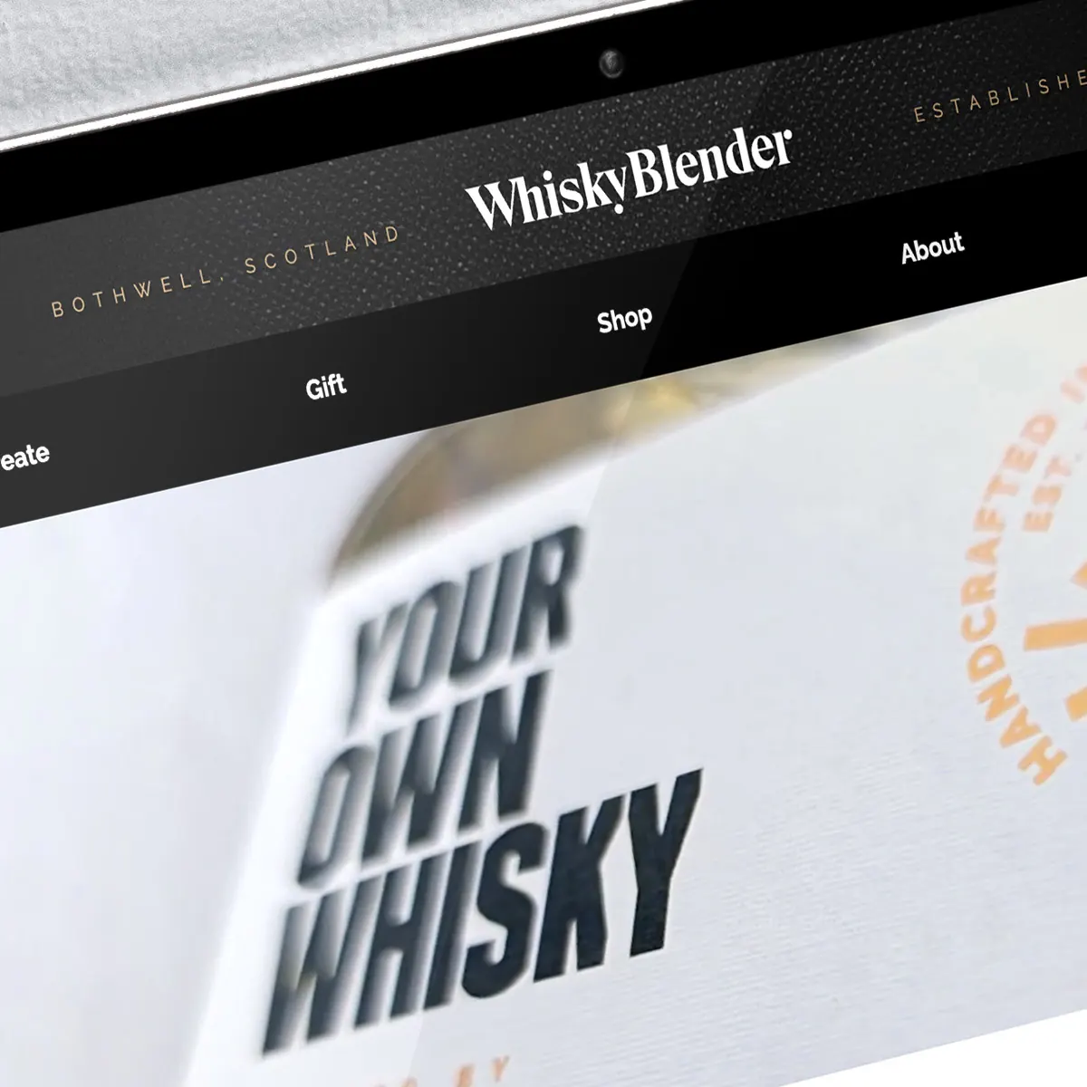 Whisky Blender brand identity