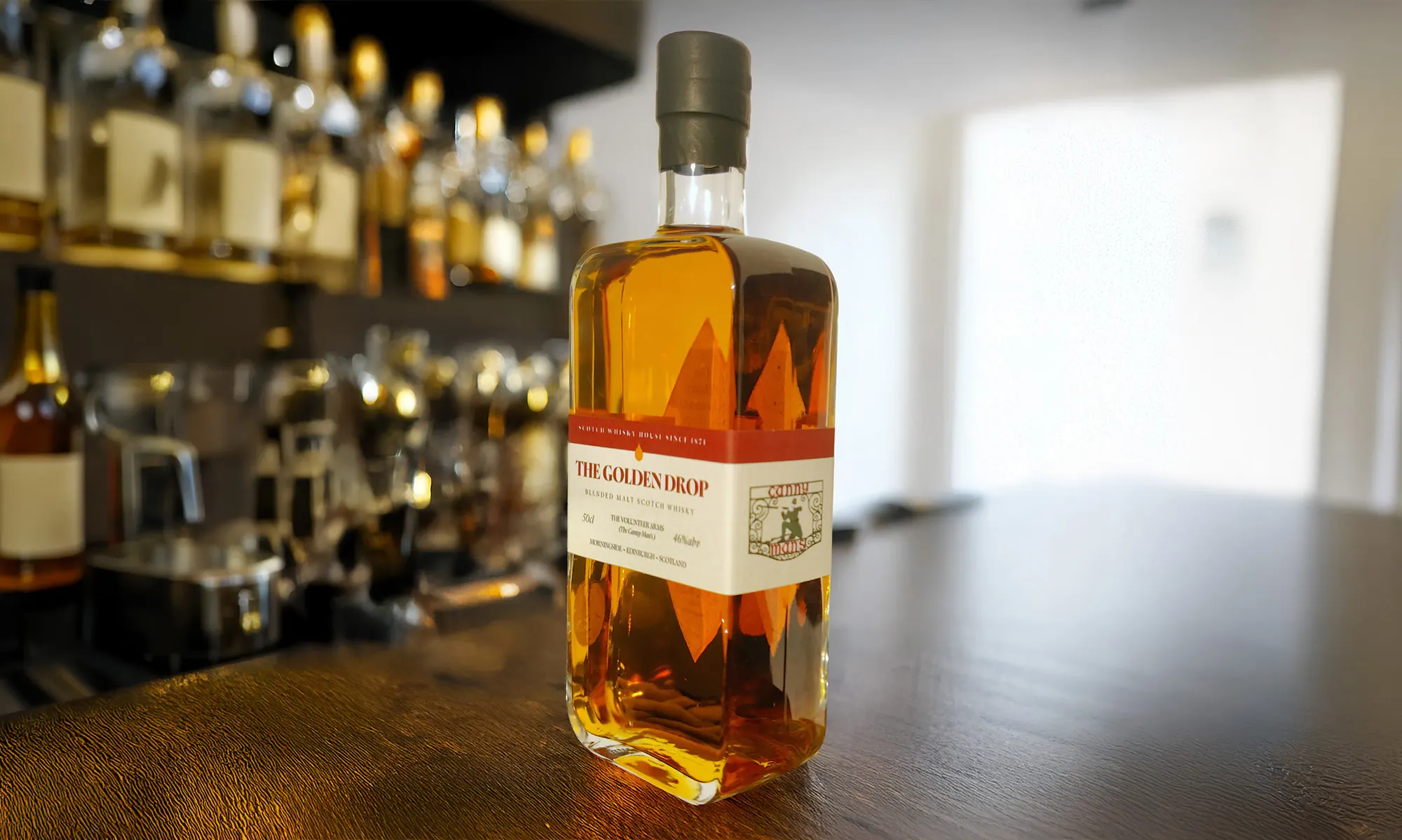 The Golden Drop bottles