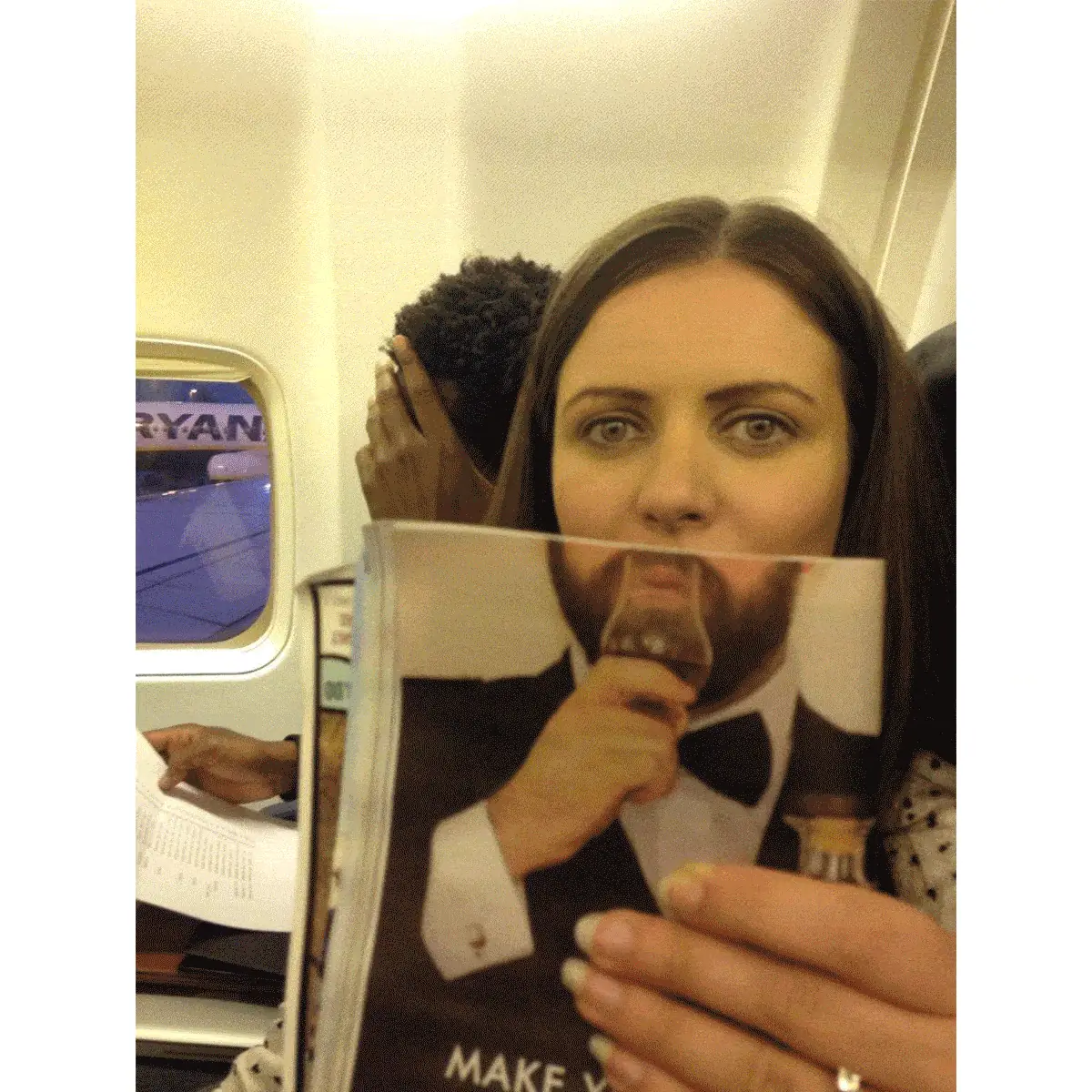 Whisky Blender Ryanair ad campaign animation